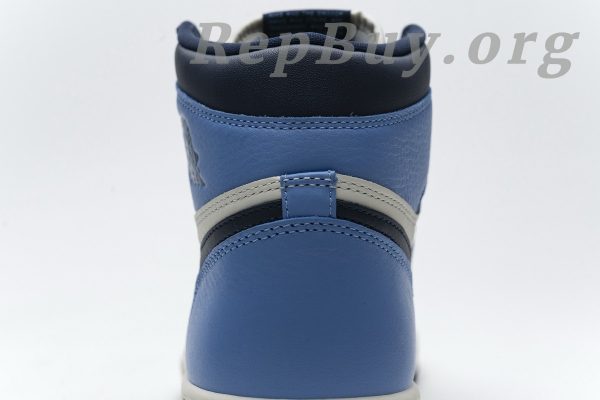 Top Version Air Jordan 1 Retro High Obsidian UNC 555088-140 - Image 14