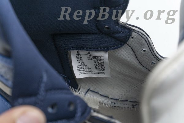 Top Version Air Jordan 1 Retro High Obsidian UNC 555088-140 - Image 19