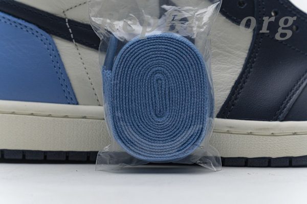 Top Version Air Jordan 1 Retro High Obsidian UNC 555088-140 - Image 24