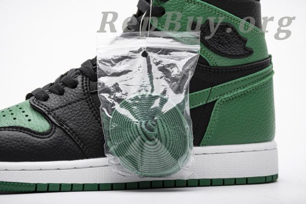 Top Version Air Jordan 1 Retro High Pine Green Black 555088-030 - 图片 11