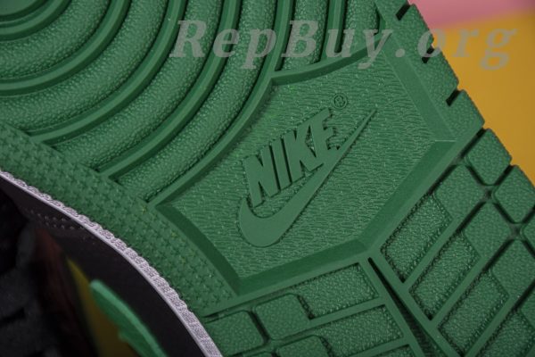 Top Version Air Jordan 1 Retro High Pine Green Black 555088-030 - 图片 13