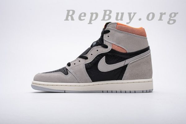 Top Version Air Jordan 1 Retro High Neutral Grey Hyper Crimson 555088-018 - Image 3