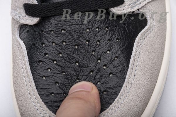 Top Version Air Jordan 1 Retro High Neutral Grey Hyper Crimson 555088-018 - Image 8