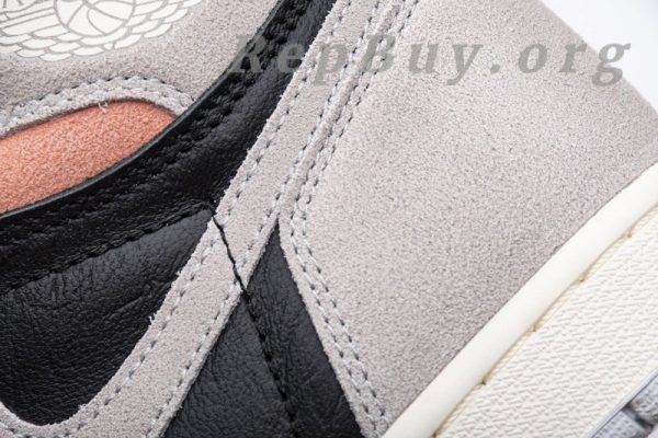 Top Version Air Jordan 1 Retro High Neutral Grey Hyper Crimson 555088-018 - Image 11