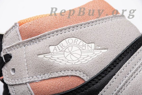 Top Version Air Jordan 1 Retro High Neutral Grey Hyper Crimson 555088-018 - Image 12