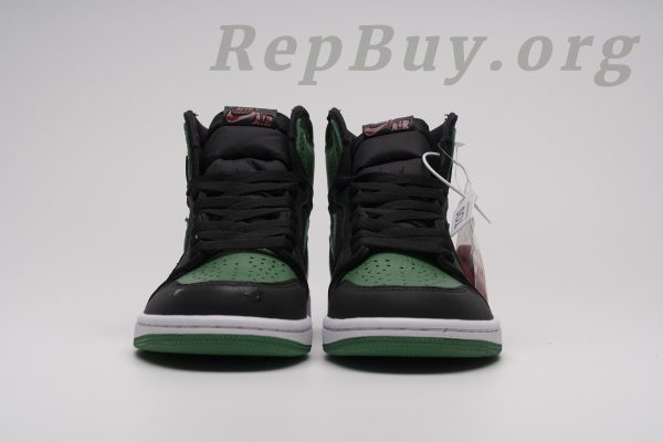 Top Version Air Jordan Jordan 1 Retro High Pine Green Black 555088-030 - Image 4