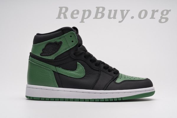 Top Version Air Jordan Jordan 1 Retro High Pine Green Black 555088-030 - Image 5