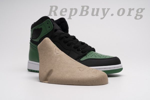 Top Version Air Jordan Jordan 1 Retro High Pine Green Black 555088-030 - Image 15