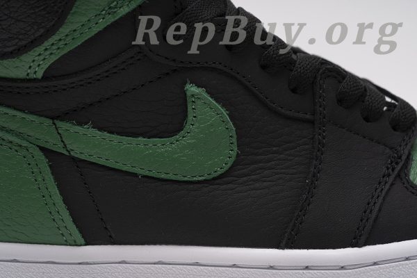 Top Version Air Jordan Jordan 1 Retro High Pine Green Black 555088-030 - Image 16