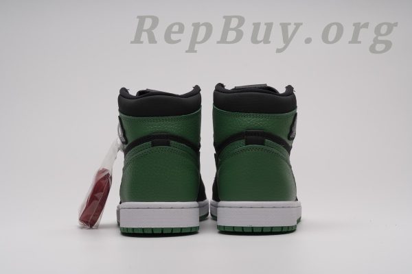 Top Version Air Jordan Jordan 1 Retro High Pine Green Black 555088-030 - Image 17