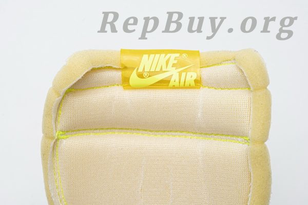 Top Version Jordan 1 Retro High White Black Volt University Gold 555088-118 - Image 14