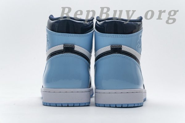 Top Version Air Jordan 1 Retro High UNC Patent (W) CD0461-401 - 图片 3