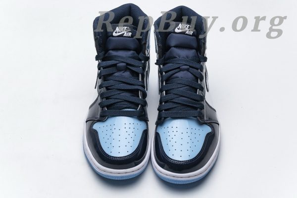 Top Version Air Jordan 1 Retro High UNC Patent (W) CD0461-401 - 图片 6