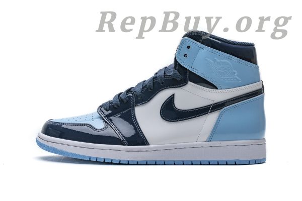 Top Version Air Jordan 1 Retro High UNC Patent (W) CD0461-401 - 图片 9