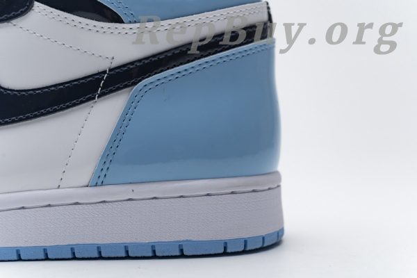 Top Version Air Jordan 1 Retro High UNC Patent (W) CD0461-401 - 图片 16