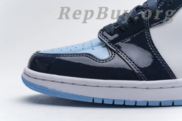 Top Version Air Jordan 1 Retro High UNC Patent (W) CD0461-401 - 图片 14