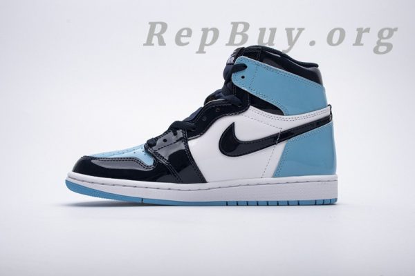 Top Version Air Jordan 1 Retro High UNC Patent (W) CD0461-401 - 图片 2