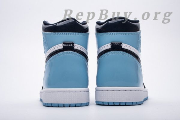 Top Version Air Jordan 1 Retro High UNC Patent (W) CD0461-401 - 图片 5