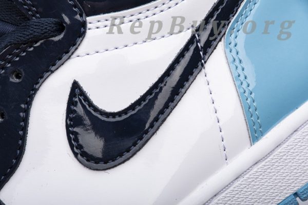 Top Version Air Jordan 1 Retro High UNC Patent (W) CD0461-401 - 图片 9