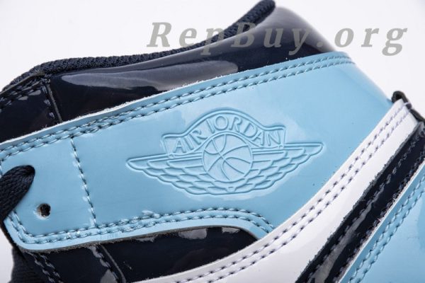 Top Version Air Jordan 1 Retro High UNC Patent (W) CD0461-401 - 图片 10