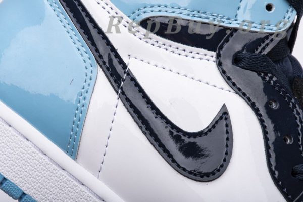 Top Version Air Jordan 1 Retro High UNC Patent (W) CD0461-401 - 图片 12