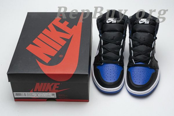 Top Version Air Jordan 1 Retro High Royal Toe 555088-041 - 图片 25