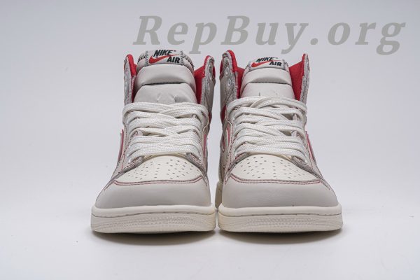 Top Version Air Jordan 1 Retro High Phantom Gym Red 555088-160 - 图片 2