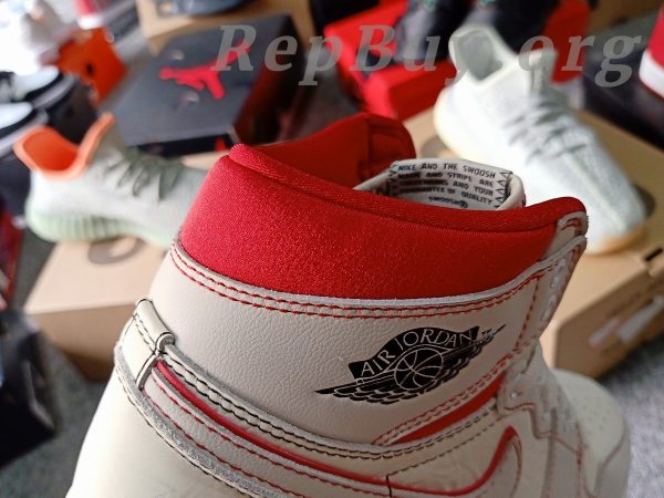 Top Version Air Jordan 1 Retro High Phantom Gym Red 555088-160 - 图片 8