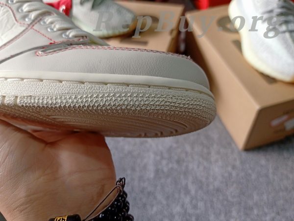 Top Version Air Jordan 1 Retro High Phantom Gym Red 555088-160 - 图片 17