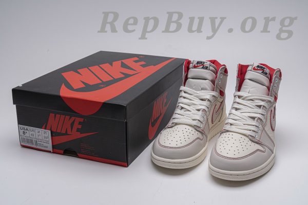 Top Version Air Jordan 1 Retro High Phantom Gym Red 555088-160 - 图片 20