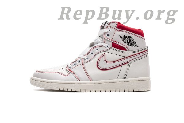Top Version Air Jordan 1 Retro High Phantom Gym Red 555088-160