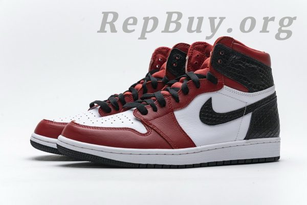 Top Version Air Jordan 1 Retro High Satin Snake Chicago (W) CD0461-601 - 图片 2