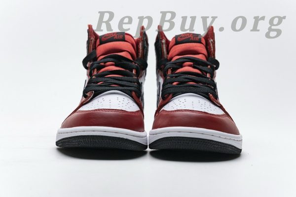 Top Version Air Jordan 1 Retro High Satin Snake Chicago (W) CD0461-601 - 图片 3