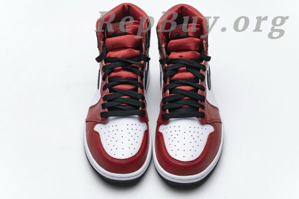 Top Version Air Jordan 1 Retro High Satin Snake Chicago (W) CD0461-601 - 图片 4