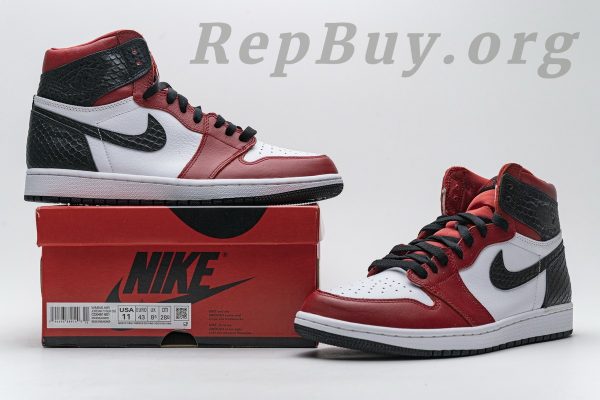 Top Version Air Jordan 1 Retro High Satin Snake Chicago (W) CD0461-601 - 图片 22
