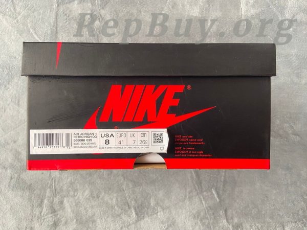 Top Version Air Jordan 1 Retro High Shadow 2.0 555088-035 - Image 14