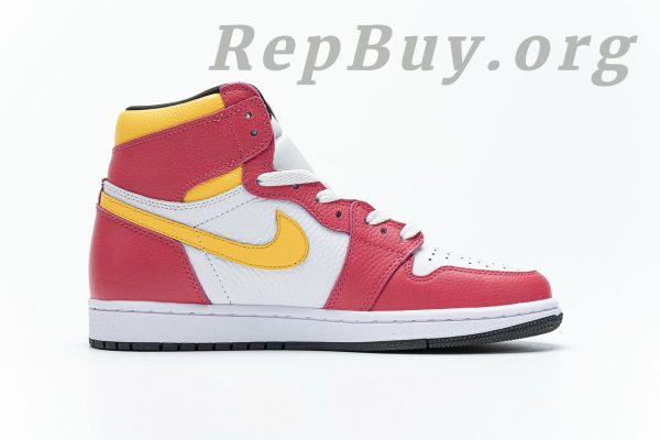 Top Version Air Jordan 1 Retro High OG Light Fusion Red 555088-603 - Image 3