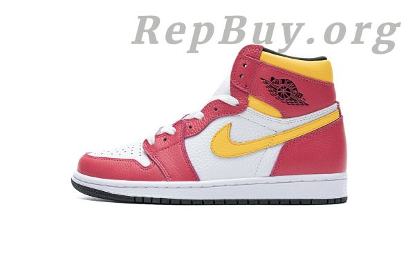 Top Version Air Jordan 1 Retro High OG Light Fusion Red 555088-603 - Image 2