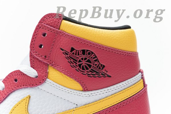 Top Version Air Jordan 1 Retro High OG Light Fusion Red 555088-603 - Image 12