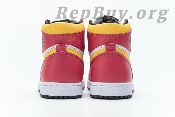 Top Version Air Jordan 1 Retro High OG Light Fusion Red 555088-603 - Image 14