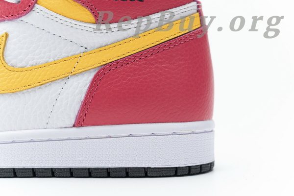 Top Version Air Jordan 1 Retro High OG Light Fusion Red 555088-603 - Image 11