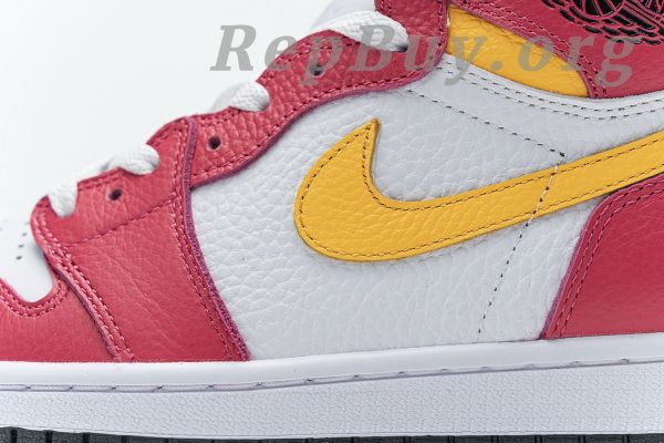 Top Version Air Jordan 1 Retro High OG Light Fusion Red 555088-603 - Image 10