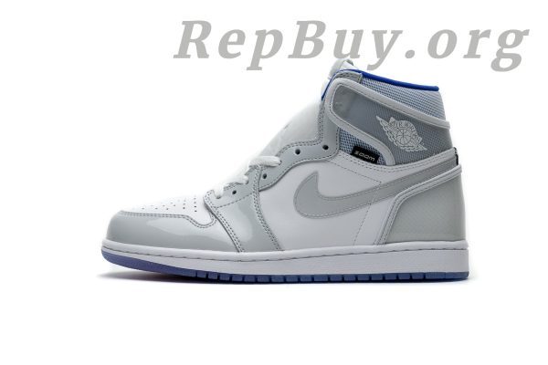 Top Version Air Jordan 1 Retro High Zoom White Racer Blue CK6637-104