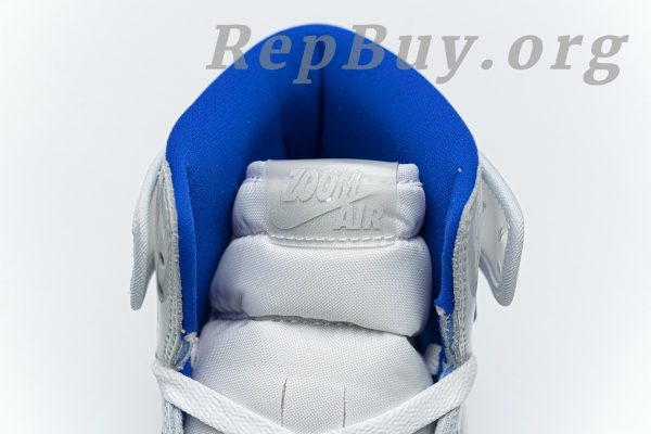 Top Version Air Jordan 1 Retro High Zoom White Racer Blue CK6637-104 - 图片 9