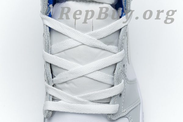 Top Version Air Jordan 1 Retro High Zoom White Racer Blue CK6637-104 - 图片 10