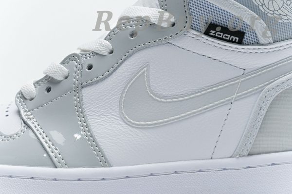 Top Version Air Jordan 1 Retro High Zoom White Racer Blue CK6637-104 - 图片 13