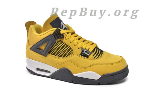 Top Version Air Jordan 4  Retro Black and yellow electric mother Lightning (2021) CT8527-700 - Image 4