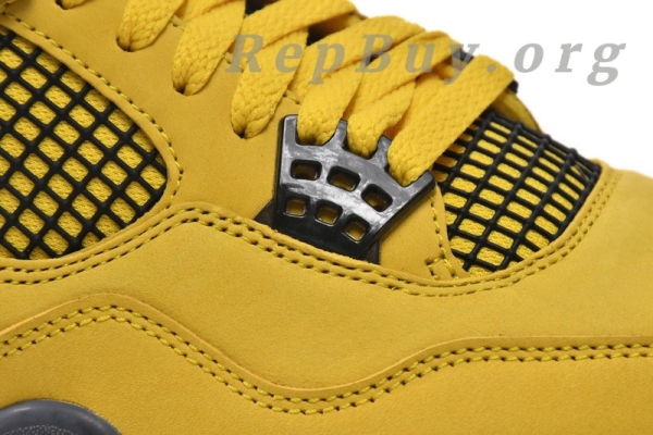 Top Version Air Jordan 4  Retro Black and yellow electric mother Lightning (2021) CT8527-700 - Image 11