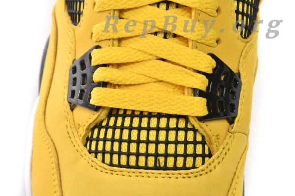 Top Version Air Jordan 4  Retro Black and yellow electric mother Lightning (2021) CT8527-700 - Image 13