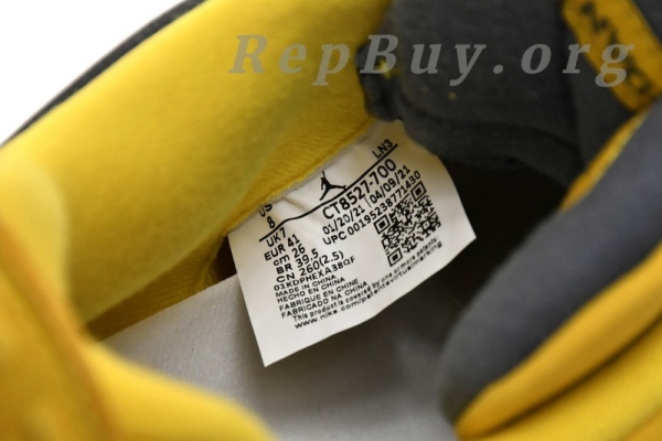 Top Version Air Jordan 4  Retro Black and yellow electric mother Lightning (2021) CT8527-700 - Image 8